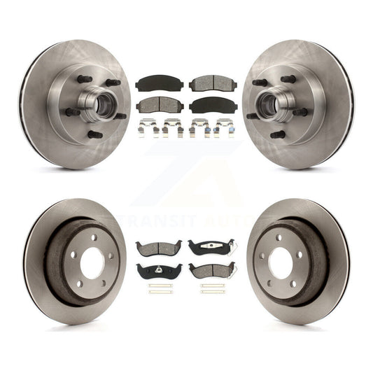[Avant + Arrière] Kit de Disque et plaquette (semi-métallique) de frein pour 2010 Mazda B2300 avec 10.25" Diameter Rotor K8S-103076