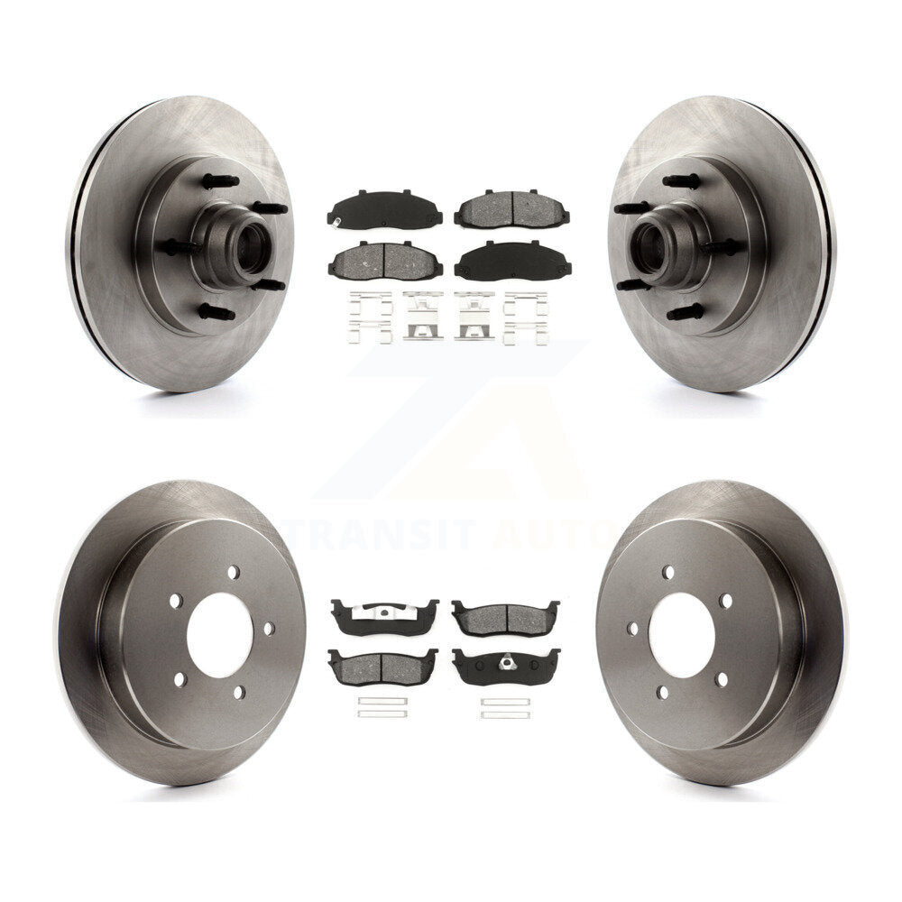 [Avant + Arrière] Kit de Disque et plaquette (semi-métallique) de frein pour Ford F-150 K8S-103080