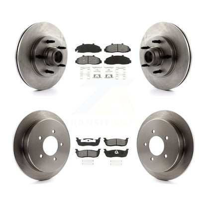 [Avant + Arrière] Kit de Disque et plaquette (semi-métallique) de frein pour Ford F-150 K8S-103080