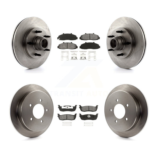 [Avant + Arrière] Kit de Disque et plaquette (semi-métallique) de frein pour Ford F-150 K8S-103080