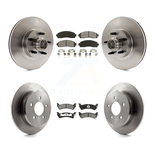 [Avant + Arrière] Kit de Disque et plaquette (semi-métallique) de frein pour Ford Explorer Sport Trac RWD K8S-103084