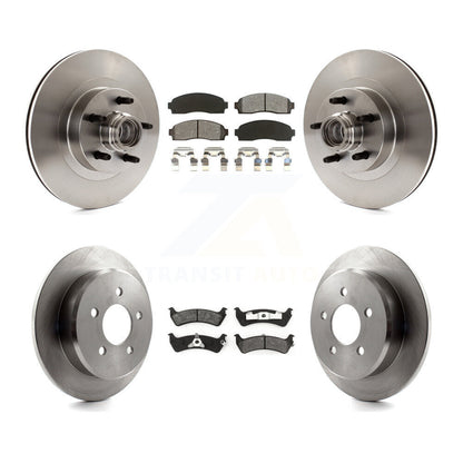 [Avant + Arrière] Kit de Disque et plaquette (semi-métallique) de frein pour 2001 Ford Explorer Sport RWD K8S-103085