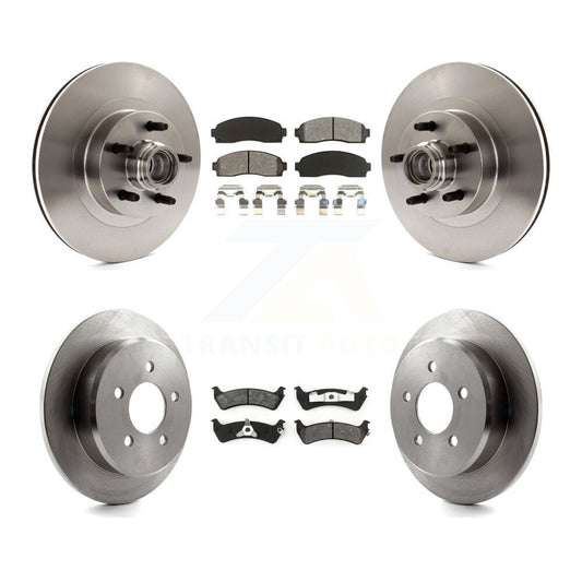[Avant + Arrière] Kit de Disque et plaquette (semi-métallique) de frein pour 2001 Ford Explorer Sport RWD K8S-103085