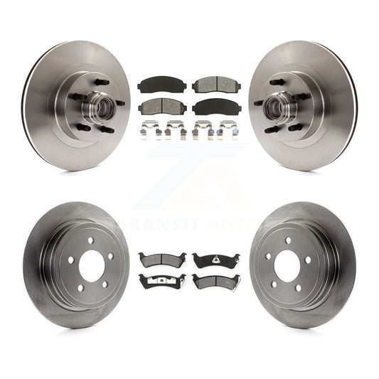 [Avant + Arrière] Kit de Disque et plaquette (semi-métallique) de frein pour Ford Explorer Sport Trac RWD K8S-103086