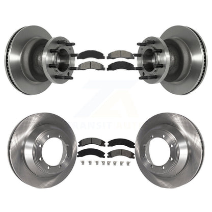 [Avant + Arrière] Kit de Disque et plaquette (semi-métallique) de frein pour Ford E-450 Super Duty K8S-103094