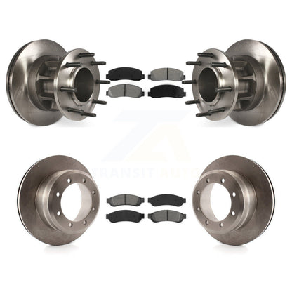 [Avant + Arrière] Kit de Disque et plaquette (semi-métallique) de frein pour 2009-2010 Ford F-350 Super Duty RWD avec Dual Wheels K8S-103095