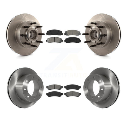 [Avant + Arrière] Kit de Disque et plaquette (semi-métallique) de frein pour Ford F-250 Super Duty F-350 RWD K8S-103099