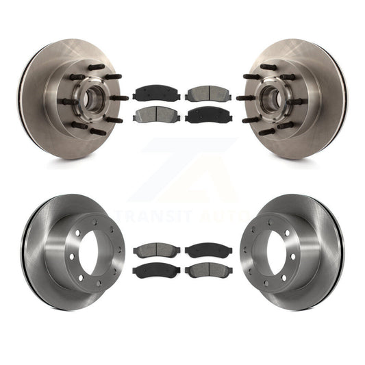 [Avant + Arrière] Kit de Disque et plaquette (semi-métallique) de frein pour Ford F-250 Super Duty F-350 RWD K8S-103099