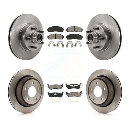 [Avant + Arrière] Kit de Disque et plaquette (semi-métallique) de frein pour 2010-2011 Ford Ranger RWD K8S-103105
