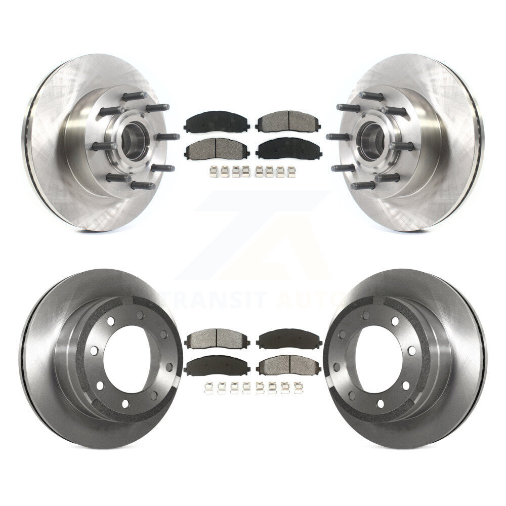 [Avant + Arrière] Kit de Disque et plaquette (semi-métallique) de frein pour Ford F-250 Super Duty F-350 K8S-103107