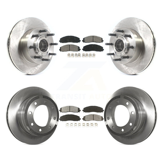 [Avant + Arrière] Kit de Disque et plaquette (semi-métallique) de frein pour Ford F-250 Super Duty F-350 K8S-103107