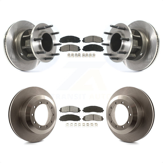 [Avant + Arrière] Kit de Disque et plaquette (semi-métallique) de frein pour 2015-2016 Ford F-350 Super Duty Cab & Chassis avec RWD avec Dual Wheels K8S-103109 par Transit Auto
