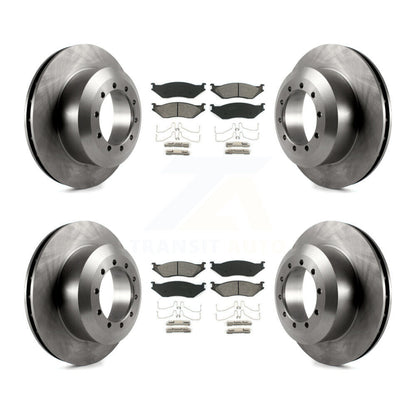 [Avant + Arrière] Kit de Disque et plaquette (semi-métallique) de frein pour Ford F-59 Commercial Stripped Chassis F-53 Motorhome K8S-103125