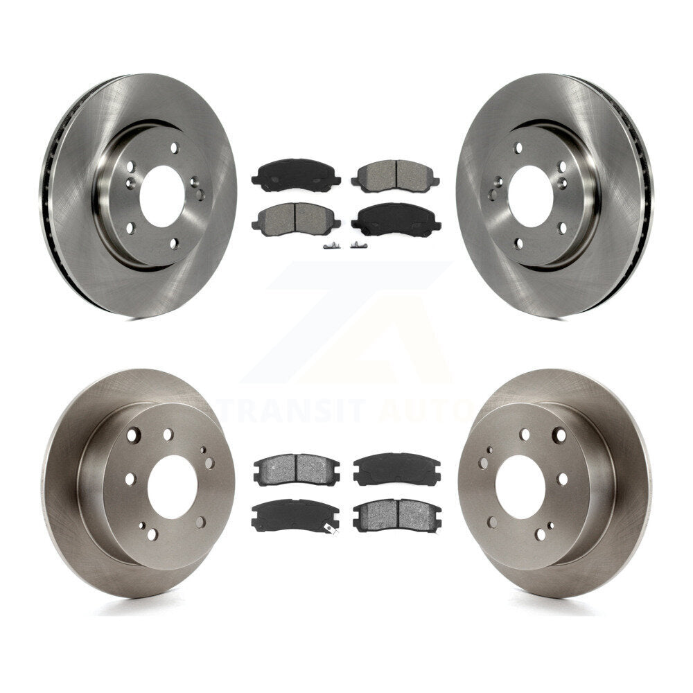 [Avant + Arrière] Kit de Disque et plaquette (semi-métallique) de frein pour Mitsubishi Galant K8S-103126