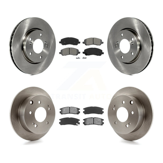 [Avant + Arrière] Kit de Disque et plaquette (semi-métallique) de frein pour Mitsubishi Galant K8S-103126