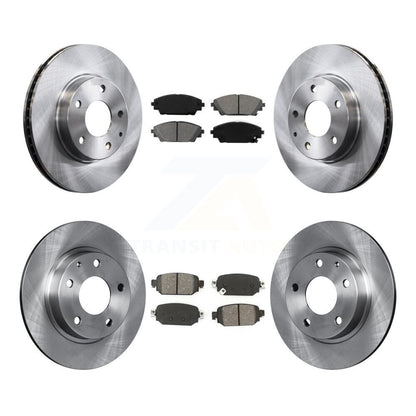 [Avant + Arrière] Kit de Disque et plaquette (semi-métallique) de frein pour 2019-2021 Mazda CX-3 FWD K8S-103128