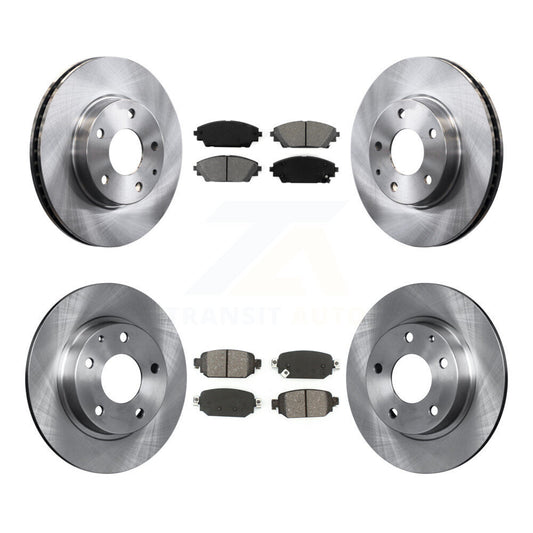[Avant + Arrière] Kit de Disque et plaquette (semi-métallique) de frein pour 2019-2021 Mazda CX-3 FWD K8S-103128