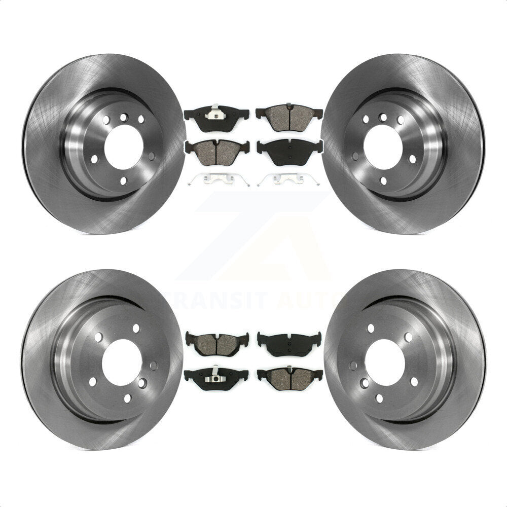 [Avant + Arrière] Kit de Disque et plaquette (semi-métallique) de frein pour 2012 BMW X1 xDrive28i avec 300mm Diameter Rotor K8S-103130 par Transit Auto