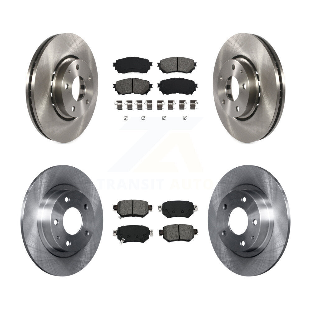 [Avant + Arrière] Kit de Disque et plaquette (semi-métallique) de frein pour 2019-2021 Mazda 6 Naturally Aspirated K8S-103138