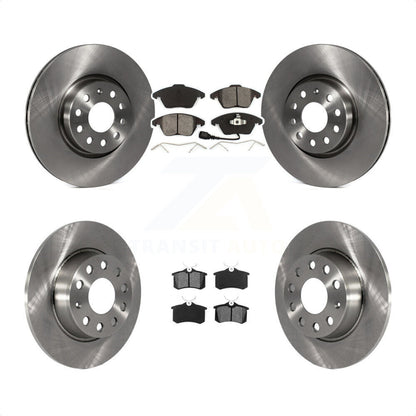 [Avant + Arrière] Kit de Disque et plaquette (semi-métallique) de frein pour 2014 Volkswagen Beetle R-Line GSR avec 272mm Diameter Rotor K8S-103143 par Transit Auto