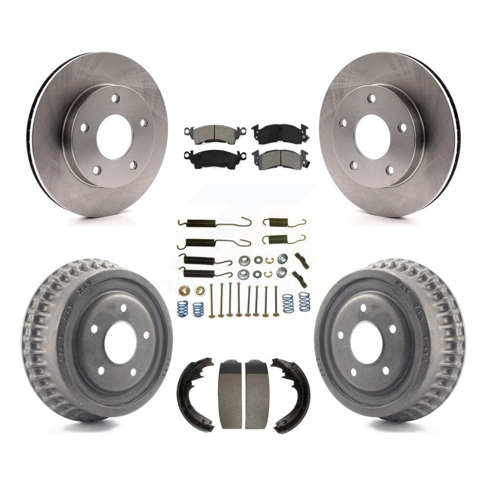 [Avant + Arrière] Kit de Disque et plaquette (semi-métallique) de frein pour GMC Jimmy K8S-103146