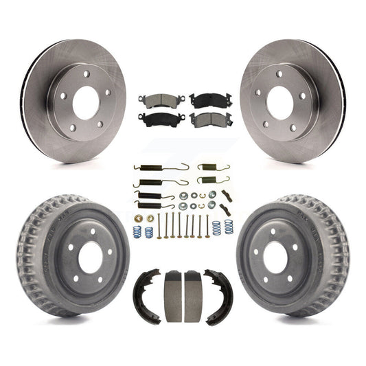 [Avant + Arrière] Kit de Disque et plaquette (semi-métallique) de frein pour GMC Jimmy K8S-103146