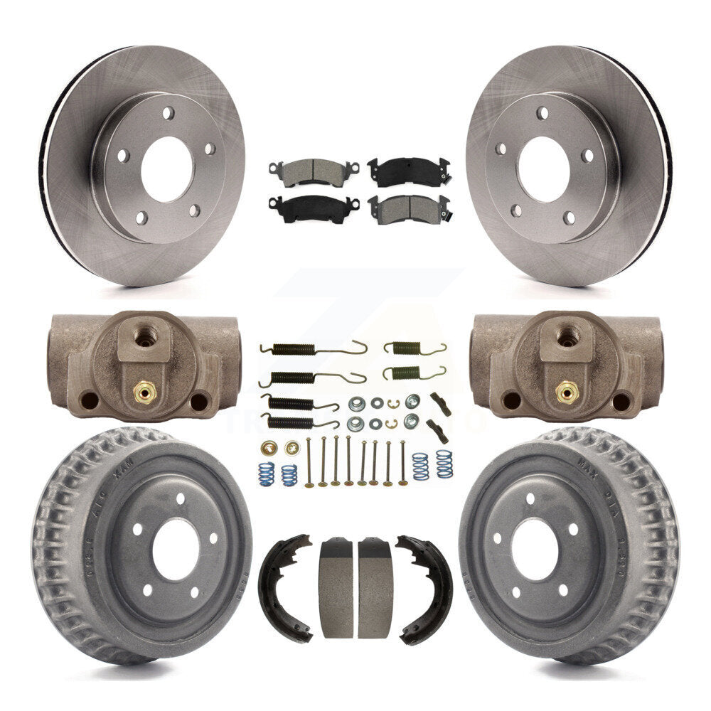 [Avant + Arrière] Kit de Disque et plaquette (semi-métallique) de frein pour GMC Jimmy K8S-103147
