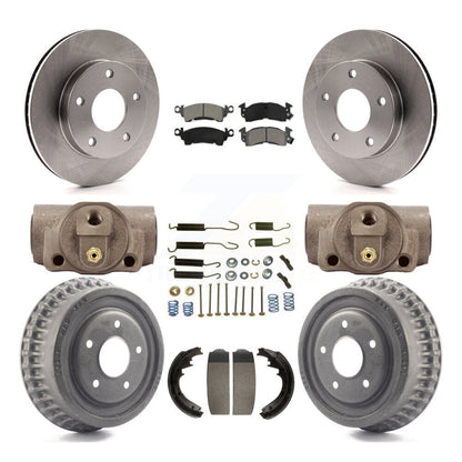 [Avant + Arrière] Kit de Disque et plaquette (semi-métallique) de frein pour GMC Jimmy K8S-103147