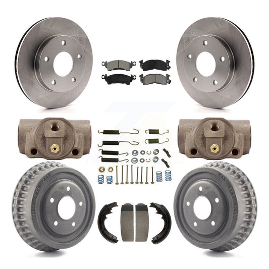 [Avant + Arrière] Kit de Disque et plaquette (semi-métallique) de frein pour GMC Jimmy K8S-103147
