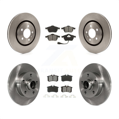 [Avant + Arrière] Kit de Disque et plaquette (semi-métallique) de frein pour 1996 Volkswagen Passat 2.8L K8S-103156 par Transit Auto