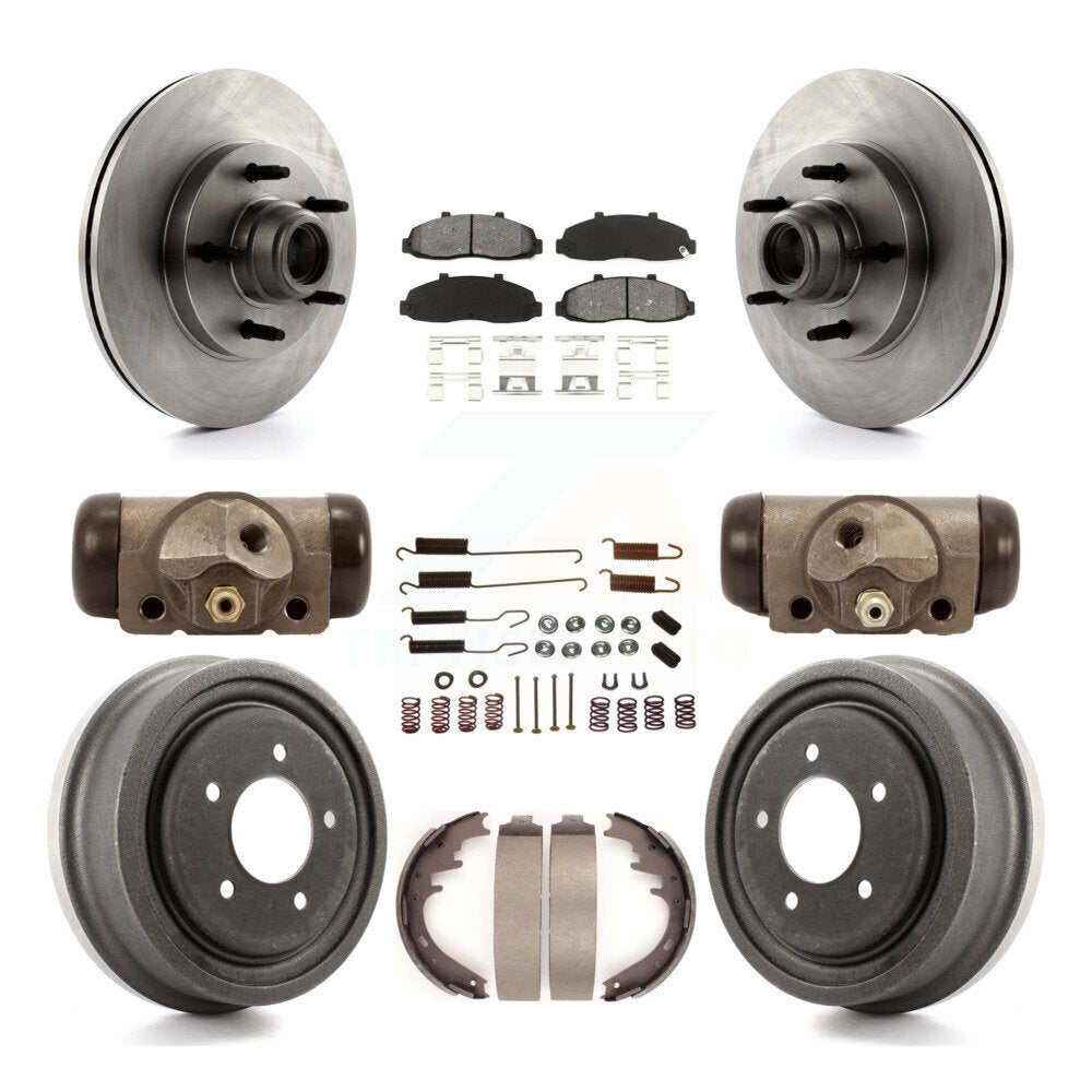 [Avant + Arrière] Kit de Disque et plaquette (semi-métallique) de frein pour Ford F-150 K8S-103160