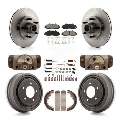 [Avant + Arrière] Kit de Disque et plaquette (semi-métallique) de frein pour Ford F-150 K8S-103160