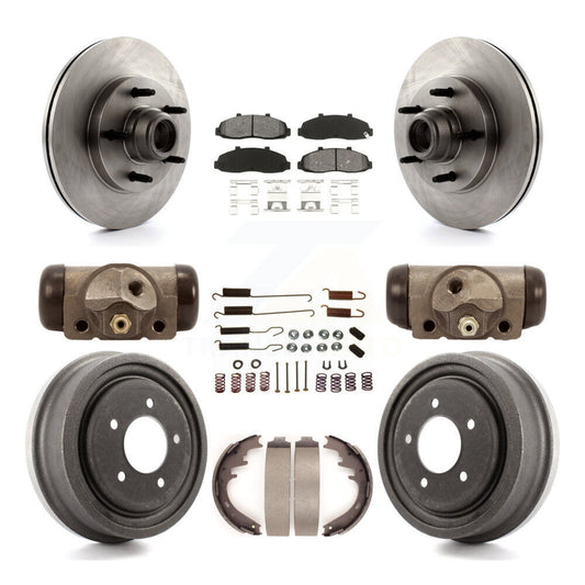 [Avant + Arrière] Kit de Disque et plaquette (semi-métallique) de frein pour Ford F-150 K8S-103160