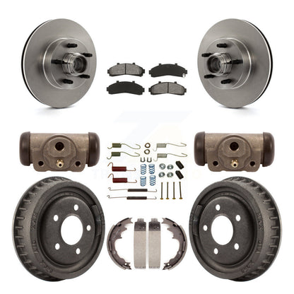 [Avant + Arrière] Kit de Disque et plaquette (semi-métallique) de frein pour Ford Ranger avec 9" Diameter K8S-103177
