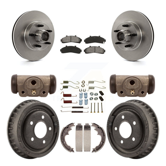 [Avant + Arrière] Kit de Disque et plaquette (semi-métallique) de frein pour Ford Ranger avec 9" Diameter K8S-103177