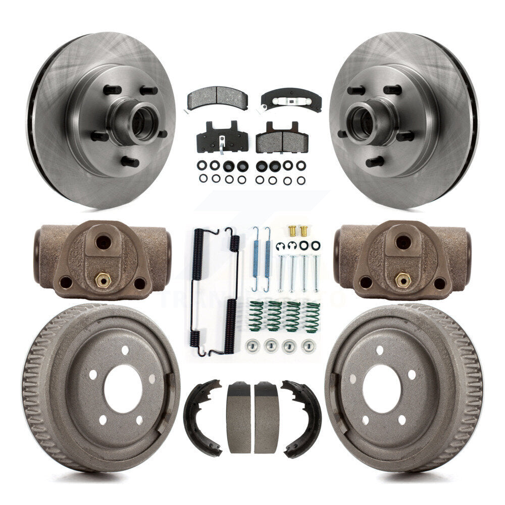 [Avant + Arrière] Kit de Disque et plaquette (semi-métallique) de frein pour 1997 Chevrolet C1500 Suburban GAS engine avec 10" Diameter K8S-103184