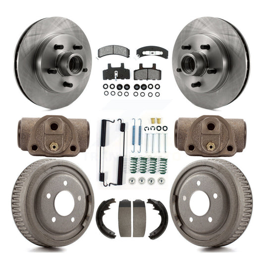 [Avant + Arrière] Kit de Disque et plaquette (semi-métallique) de frein pour 1997 Chevrolet C1500 Suburban GAS engine avec 10" Diameter K8S-103184