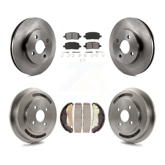 [Avant + Arrière] Kit de Disque et plaquette (semi-métallique) de frein pour Chevrolet Cobalt avec 4 Lug Wheels K8S-103190