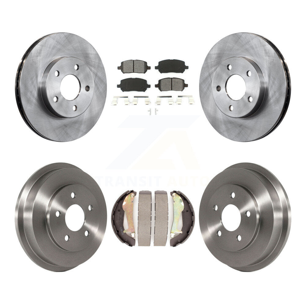 [Avant + Arrière] Kit de Disque et plaquette (semi-métallique) de frein pour Chevrolet Cobalt avec 5 Lug Wheels K8S-103191