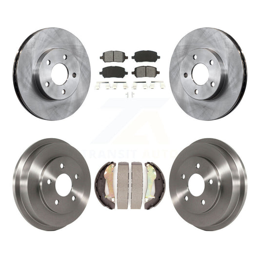 [Avant + Arrière] Kit de Disque et plaquette (semi-métallique) de frein pour Chevrolet Cobalt avec 5 Lug Wheels K8S-103191