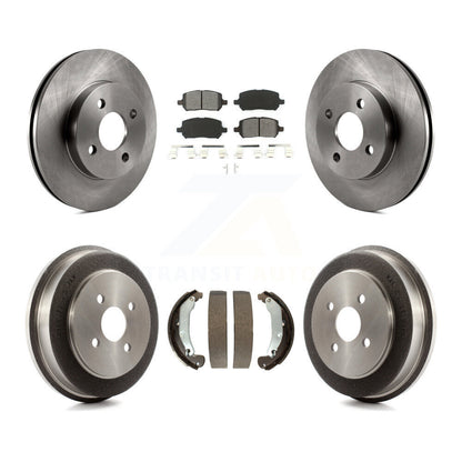 [Avant + Arrière] Kit de Disque et plaquette (semi-métallique) de frein pour Chevrolet Cobalt Saturn Ion Pontiac Pursuit K8S-103192