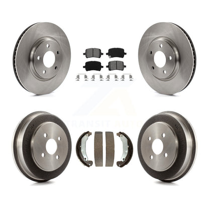 [Avant + Arrière] Kit de Disque et plaquette (semi-métallique) de frein pour 2006 Pontiac Pursuit avec Brakes K8S-103194