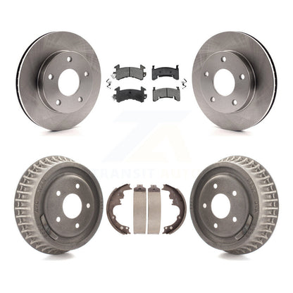 [Avant + Arrière] Kit de Disque et plaquette (semi-métallique) de frein pour Chevrolet S10 GMC Sonoma Blazer Jimmy Oldsmobile Bravada Typhoon K8S-103196