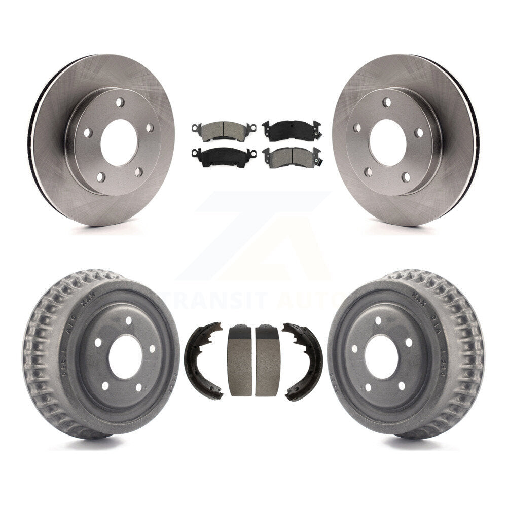[Avant + Arrière] Kit de Disque et plaquette (semi-métallique) de frein pour GMC Jimmy K8S-103197