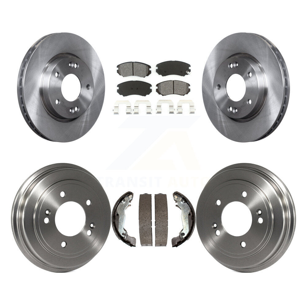 [Avant + Arrière] Kit de Disque et plaquette (semi-métallique) de frein pour Hyundai Elantra K8S-103200