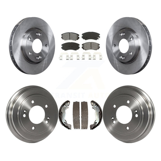 [Avant + Arrière] Kit de Disque et plaquette (semi-métallique) de frein pour Hyundai Elantra K8S-103200
