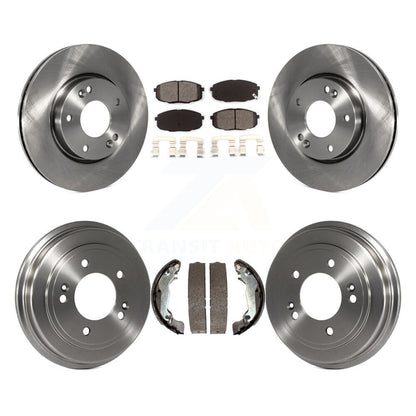 [Avant + Arrière] Kit de Disque et plaquette (semi-métallique) de frein pour 2009 Hyundai Elantra Touring K8S-103201