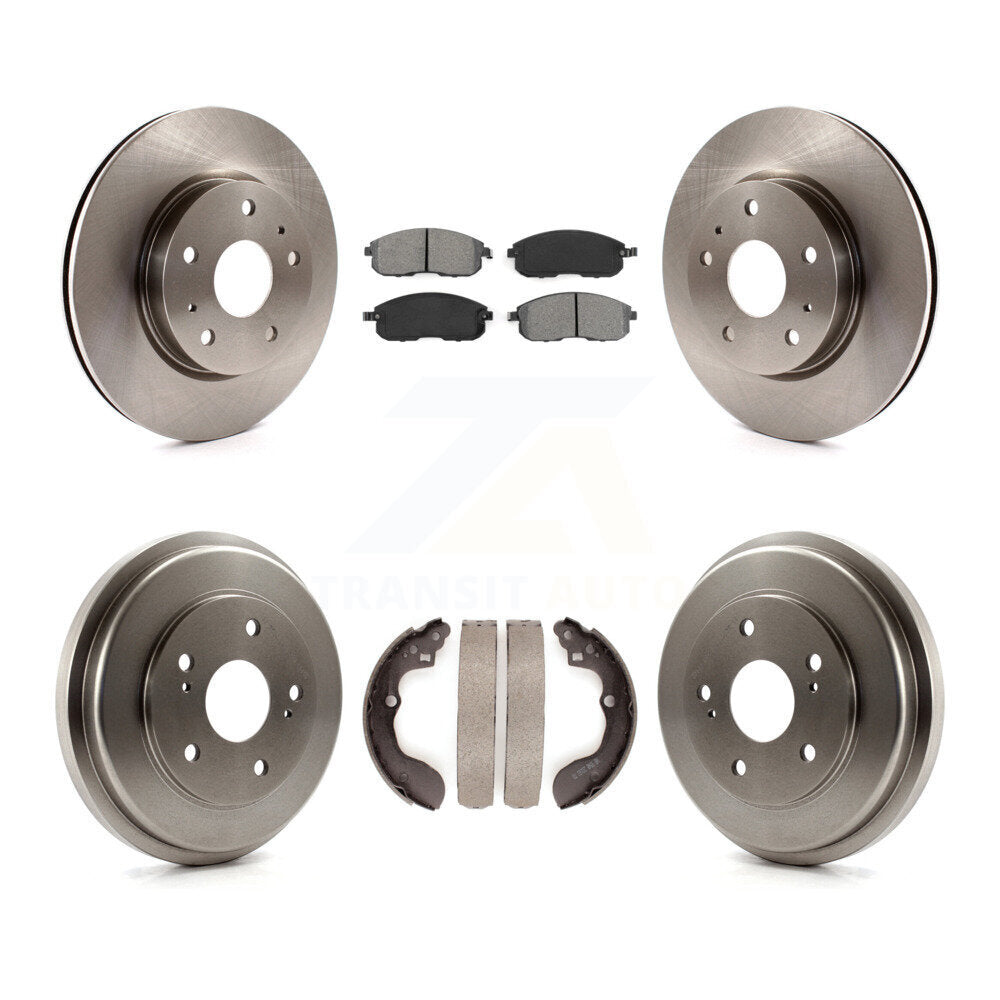 [Avant + Arrière] Kit de Disque et plaquette (semi-métallique) de frein pour 2007-2012 Suzuki SX4 rear brakes K8S-103202