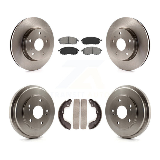 [Avant + Arrière] Kit de Disque et plaquette (semi-métallique) de frein pour 2007-2012 Suzuki SX4 rear brakes K8S-103202