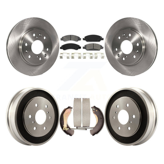 [Avant + Arrière] Kit de Disque et plaquette (semi-métallique) de frein pour Chevrolet Silverado 1500 GMC Sierra Classic K8S-103204